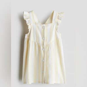 H&M Ruffle-Trimmed Cotton Dress